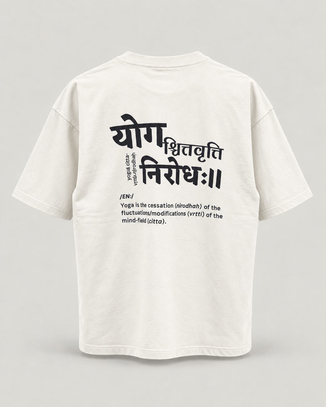 Don’t Overthink It in Chalk White, back view