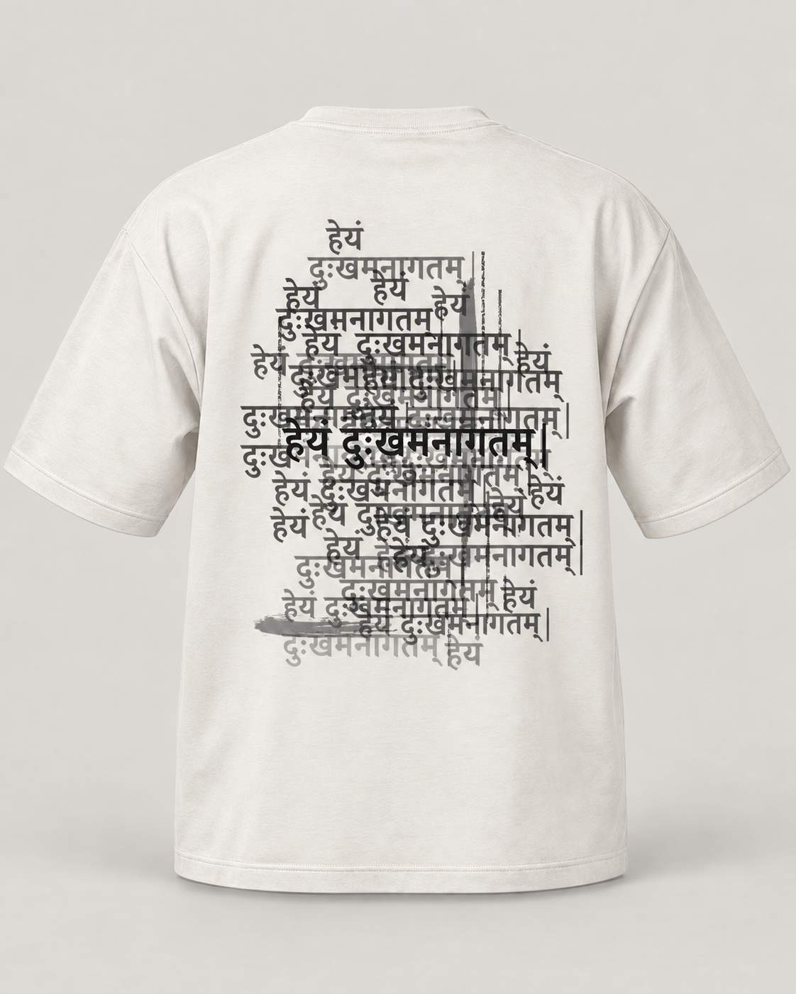 Future Manifested in Chalk White, back view