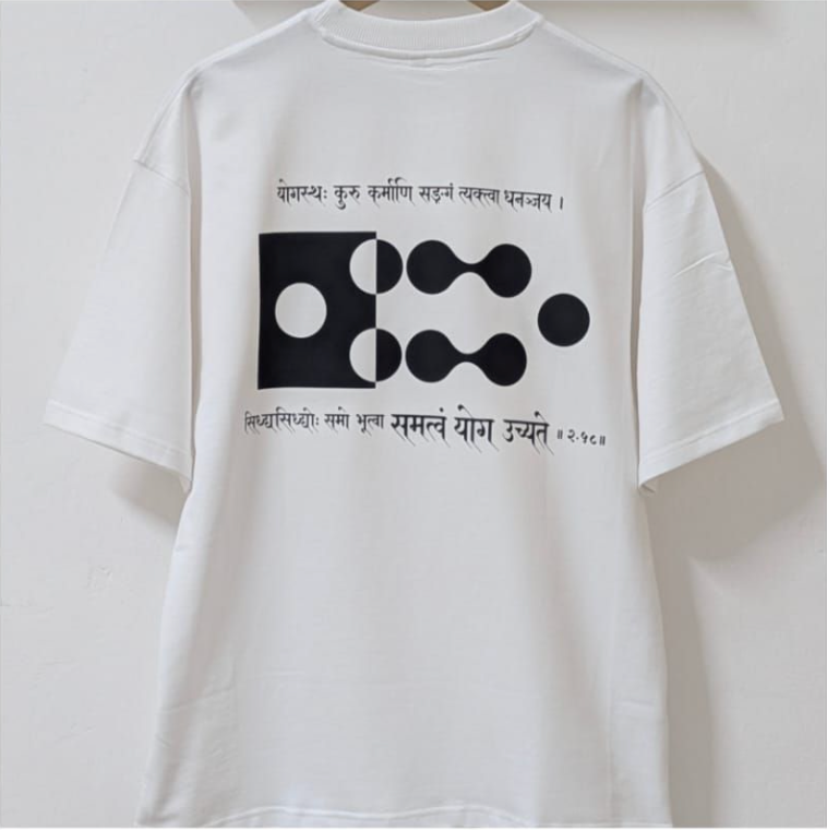 Motivation Unlimited in Chalk White, back view